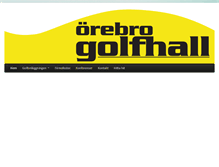Tablet Screenshot of orebrogolfhall.se